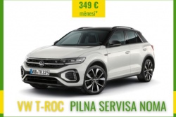 Atpūtas un ceļojumu piedāvājumi 11.05.2022 - 31.05.2022 VW T-Roc Pilna Servisa Noma Europcar